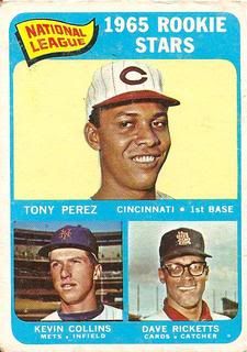 #581 NL Rookie Stars: Tony Perez, Kevin Collins, and Dave Ricketts