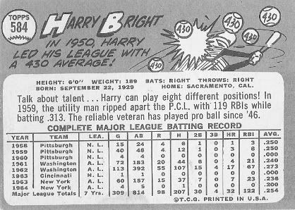 #584 Harry Bright (back)