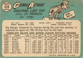 #528 George Altman (back)
