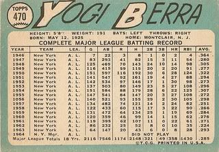 #470 Yogi Berra (back)