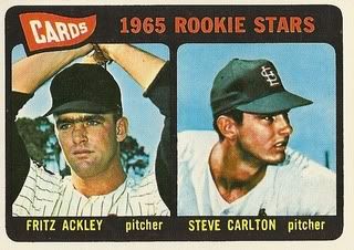 #477 Cardinals Rookies: Fritz Ackley and Steve Carlton