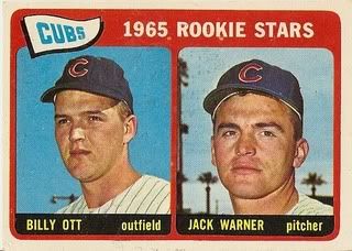 #354 Cubs Rookie Stars: Billy Ott and Jack Warner