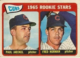 #386 Cubs Rookie Stars: Paul Jaeckel and Fred Norman