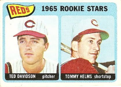 #243 Reds Rookie Stars: Ted Davidson and Tommy Helms