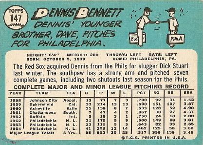 #147 Dennis Bennett (back)