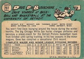 #297 Dave DeBusschere (back)