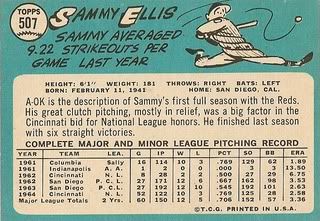 #507 Sammy Ellis (back)