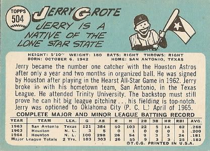 #504 Jerry Grote (back)