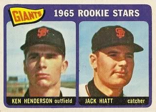 #497 Giants Rookie Stars: Ken Henderson and Jack Hiatt