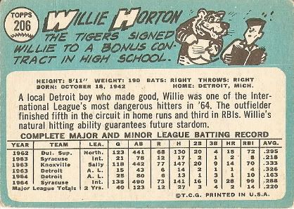 #206 Willie Horton (back)