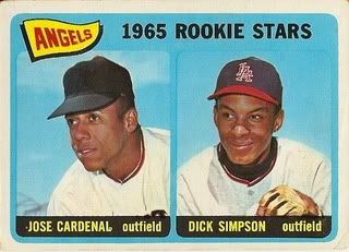 #374 Angels Rookies: Jose Cardenal and Dick Simpson