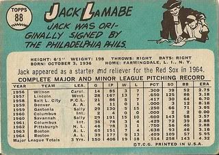 #88 Jack Lamabe (back)