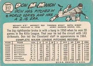 #317 Don McMahon (back)