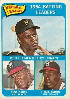 #2 NL Batting Leaders: Clemente, Carty, and Aaron