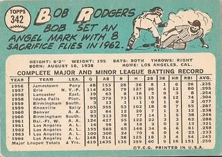 #342 Bob Rodgers (back)