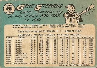 #498 Gene Stephens (back)