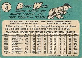 #36 Bobby Wine (back)