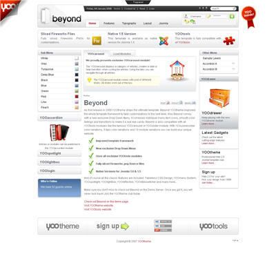 Beyond! YOOtheme - Premium Joomla Template