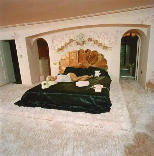 Jayne Mansfield's bedroom California 1961 