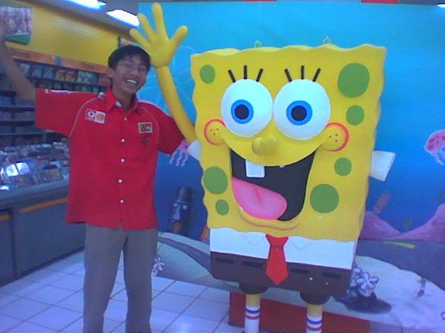 me & spongebob1