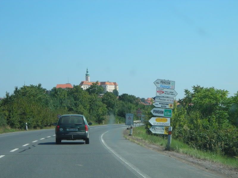 Une petite route près de Brno