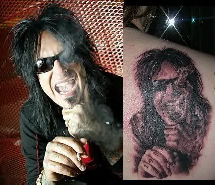 Nikki Sixx Tattoos: JuliesNikkiTat