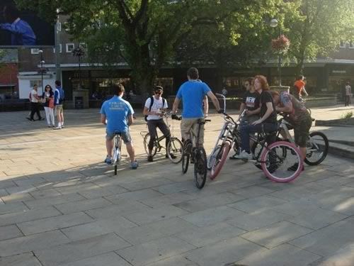 critical mass bike ride friday swansea wales south