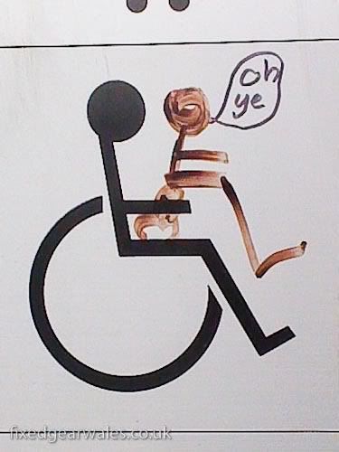 disabled grafitti