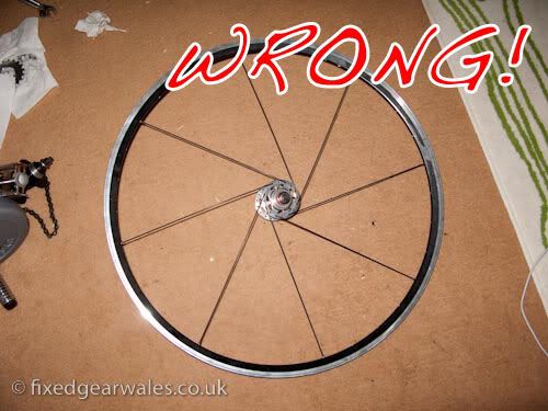 fixed gear fixie wheel build