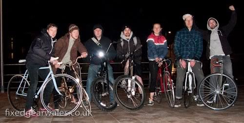 fixed gear swansea ride