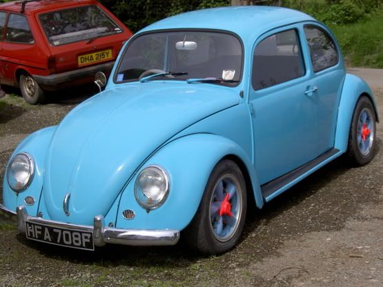 1967 VW Cal Look Beetle Blue Full MOT Tax exempt lowered with dropped 