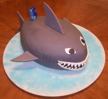 Shark Birthday Cake on Shark Cake  With Photo    Gamers With Jobs