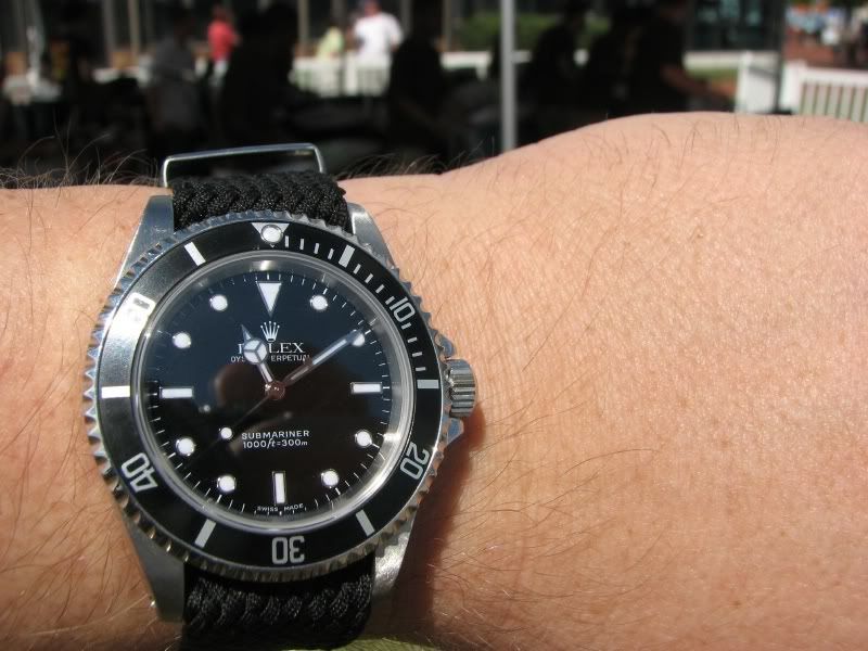 Rolex is usually too bling for my tastes but this is just my style.
