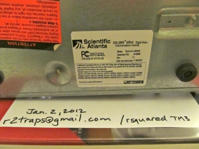 For Sale Rogers HD boxes Cisco 8642HD PVR (160GB) & Scientific Atlanta