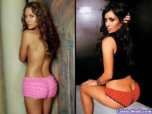 Yuhmn is having a poll as to who has the better ass JLo or Kardashian