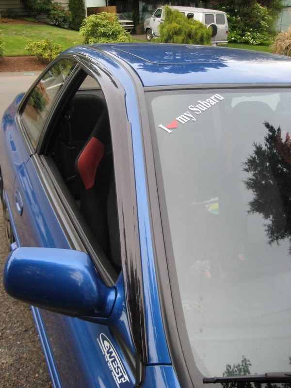 Rain guards Subaru Impreza GC8 & RS Forum & Community