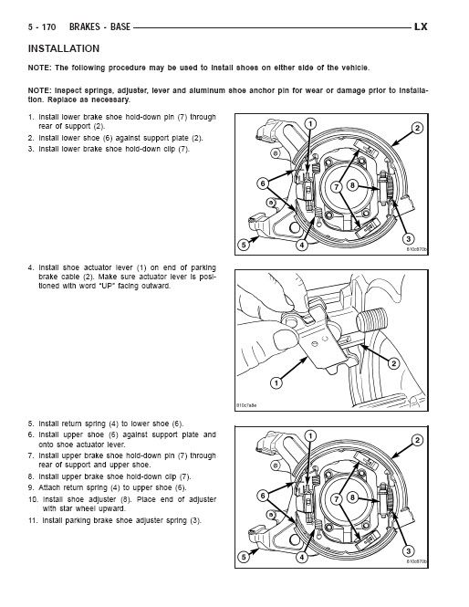 Replacing rear rotors and pads - parking brake? - Chrysler 300C Forum ...