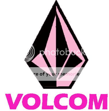 pink volcom logo - Lauren Conrad