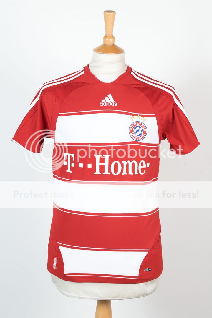 Adidas Bayern Munich Football Shirt Soccer Jersey 2008 2009 Home Kit Top Xs Ebay