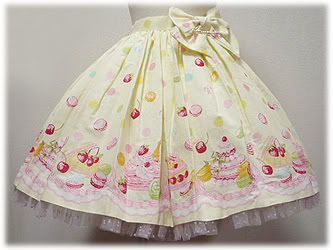 dreaming macaron skirt yellow